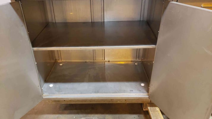 Kewaunee, Stainless Steel Lab Casework Benches w/2 Faucet Doors & Drawers, 96" L x 31" width x 36" H - Image 8