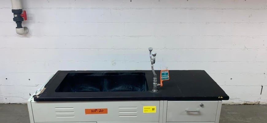 St. Charles, Black Epoxy Sink Bundle, 62" L x 23" width x 48" H - Image 7