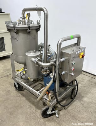 Sterling Sihi #LEMR-110, Vacuum System, 4HP Motor, Mobile Cart, S/N C04-531683-02, LEMR 110 - Image 2