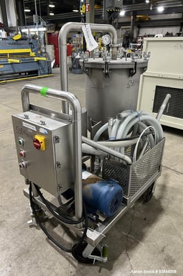 Sterling Sihi #LEMR-110, Vacuum System, 4HP Motor, Mobile Cart, S/N C04-531683-02, LEMR 110 - Image 3