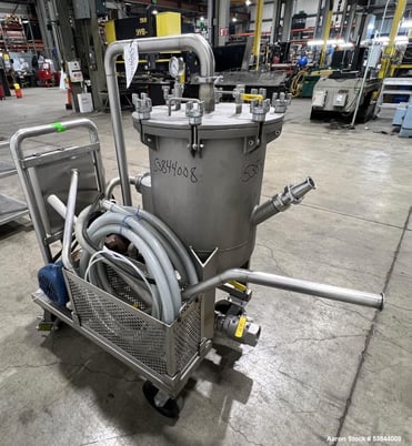 Sterling Sihi #LEMR-110, Vacuum System, 4HP Motor, Mobile Cart, S/N C04-531683-02, LEMR 110 - Image 4