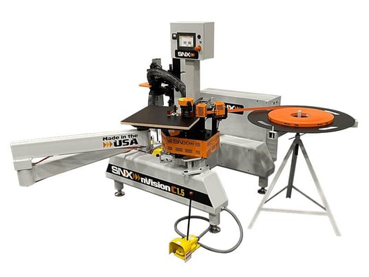 SNX #nVision-System-C-1.5, Semi-Automatic Contour Edgebander, 94" x 94" Work capacity, 104.5 kg max Material - Image 1