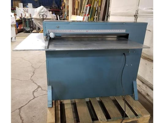 Mar-Bel #DLS-36, Laminate Slitter, 36" Throat capacity, 1987 - Image 2