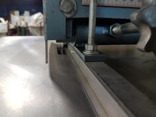 Mar-Bel #DLS-36, Laminate Slitter, 36" Throat capacity, 1987 - Image 3