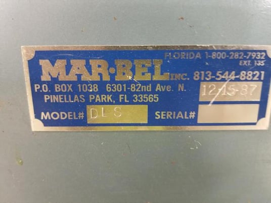 Mar-Bel #DLS-36, Laminate Slitter, 36" Throat capacity, 1987 - Image 5