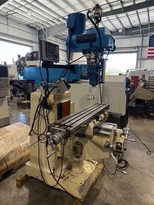 Summit #VS-350B, vertical milling machine, 10" x50"table, 3 HP, Fagor digital read out, pneumatic draw bar - Image 4