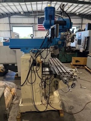 Summit #VS-350B, vertical milling machine, 10" x50"table, 3 HP, Fagor digital read out, pneumatic draw bar - Image 5