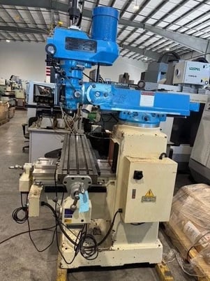 Summit #VS-350B, vertical milling machine, 10" x50"table, 3 HP, Fagor digital read out, pneumatic draw bar - Image 6