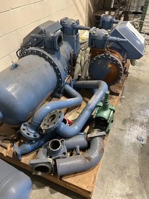 Bitzer #CSH8553-110Y-4PU, semi-hermetic compact screw compressor, 110 HP (2 available) - Image 1