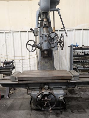 Pratt & Whitney #2A, jig borer, 22" x 44" table - Image 1