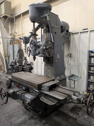 Pratt & Whitney #2A, jig borer, 22" x 44" table - Image 4