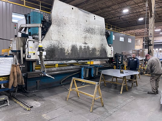 700 Ton, Pullmax/Ursviken #Optima-640, Press Brake, 287" L x 34.4" H Work size, 11.8" width Table, 15.7" - Image 1