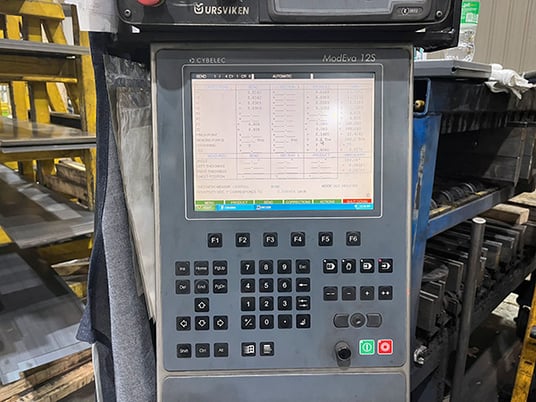 700 Ton, Pullmax/Ursviken #Optima-640, Press Brake, 287" L x 34.4" H Work size, 11.8" width Table, 15.7" - Image 2