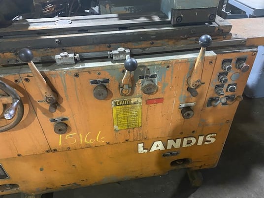 10" x 20" Landis #1R, universal cylindrical grinder, 12" diameter x 1" W x 5" hole wheel, ID attachment - Image 4