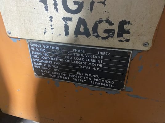 10" x 20" Landis #1R, universal cylindrical grinder, 12" diameter x 1" W x 5" hole wheel, ID attachment - Image 6