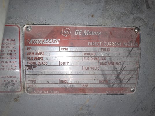 12" Crown / CDL #RPU2E400, single screw dump extruder, 10:1 L/D ratio - Image 5