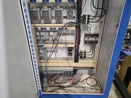 12" Crown / CDL #RPU2E400, single screw dump extruder, 10:1 L/D ratio, temperature Control panel - Image 10