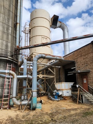 60000 cfm Mac Process #144MWP312, baghouse dust collector, automatic reverse air clean system - Image 2