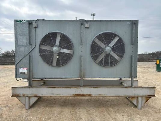 2 Fans, Imeco #FCL-62104-2-3, Ammonia Evaporator Coil, 23.7 TR, 39,642 cfm, R-717, direct expansion - Image 3