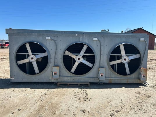 3 Fans, Frigid Coil #ICB-3H-856-3-LRB-HGU-IP-PCV, Recirculated Ammonia Evaporator Coil, 25.5 TR, 50550 cfm - Image 3