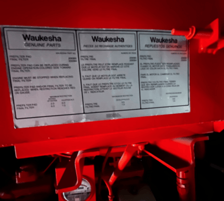 1500 KW Waukesha #9390GSI, 1200 RPM, 480 VAC, 171 hours - Image 2