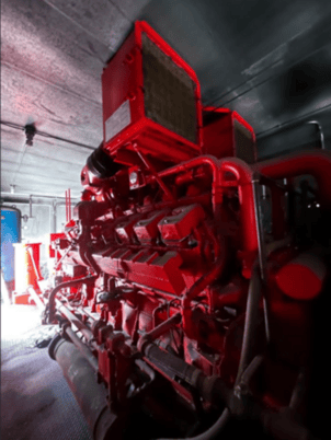 1500 KW Waukesha #9390GSI, 1200 RPM, 480 VAC, 171 hours - Image 3