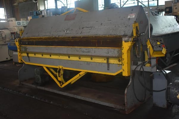 10 gauge x 10' Chicago, Dreis & Krump #MB-10135, power apron leaf brake, 5 HP, 1" min flange, pneu power - Image 2