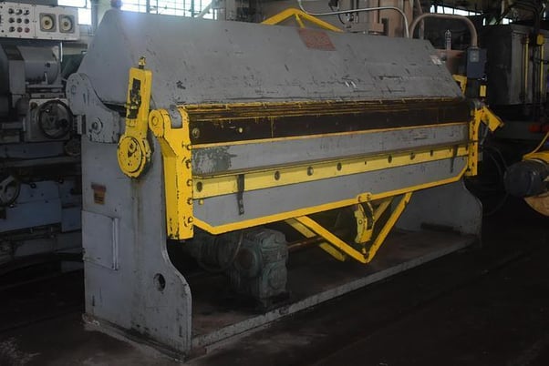 10 gauge x 10' Chicago, Dreis & Krump #MB-10135, power apron leaf brake, 5 HP, 1" min flange, pneu power - Image 3