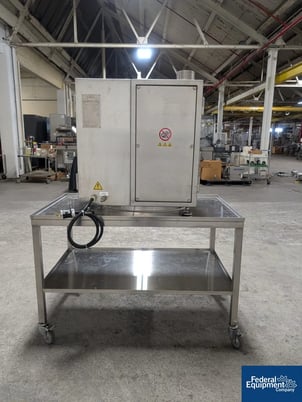 8.5" O' Hara LabCoat #BT, Coating Pan, Stainless Steel, spray gun w/ Watson Marlow peristaltic pump system - Image 4