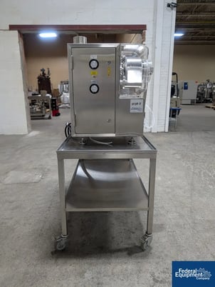 8.5" O' Hara LabCoat #BT, Coating Pan, Stainless Steel, spray gun w/ Watson Marlow peristaltic pump system - Image 5