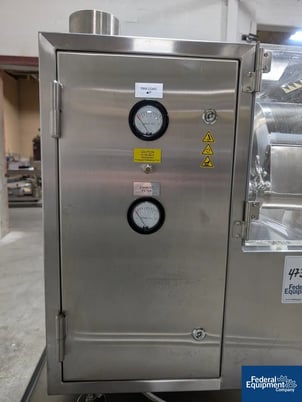 8.5" O' Hara LabCoat #BT, Coating Pan, Stainless Steel, spray gun w/ Watson Marlow peristaltic pump system - Image 6