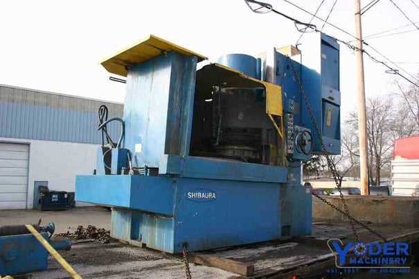 Shibaura #KRTC-11-A, 42-1/2" mag.chuck, 700 RPM, 50 HP, automatic lube, 1978, #51537 - Image 3