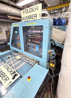 4-Lane Braun #4PF3CF/B, Folder w/Large Piece Stacker, 480 V, 2009 Specsheet Photo(8 available) Link - Image 4