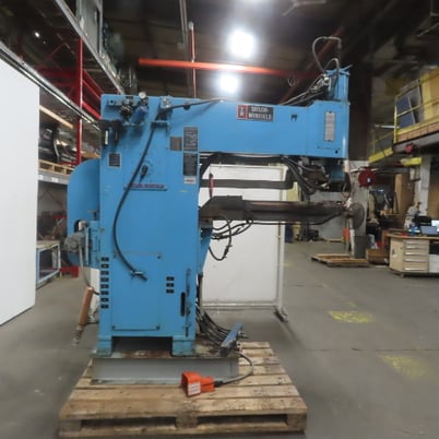 Taylor Winfield #LSCB-48-75, press type seam spot welder, EN6001 Control has version 7,000 software - Image 9