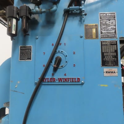 Taylor Winfield #LSCB-48-75, press type seam spot welder, EN6001 Control has version 7,000 software - Image 10