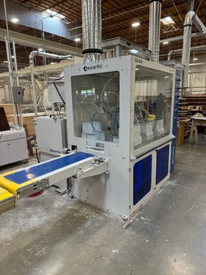 Superfici Moulding Sprayer, 10' belt, 11.8" 04 head, 80-240 FPM, w/ Sander & Conveyor, 2023 - Image 2