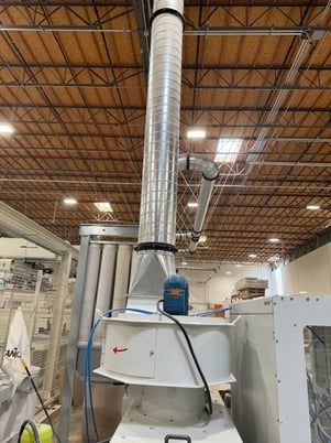 Superfici Moulding Sprayer, 10' belt, 11.8" 04 head, 80-240 FPM, w/ Sander & Conveyor, 2023 - Image 3