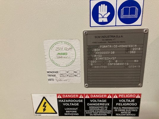 SCM #Startech-27, Boring Machine, w/ 45&deg; cuts, 2018 - Image 2