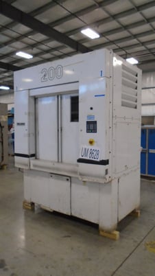200 Lb. ADC #ADG200D, Natural Gas Heated Dryer, Reversing Cylinder, 750000 BTU/hr. max, 230 V, 2001 - Image 1
