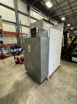 120 Lb. Unimac #UT120N, Natural Gas Heated Dryer, Reversing Cylinder, 300000 BTU/hr., 240 V, 2007 - Image 3