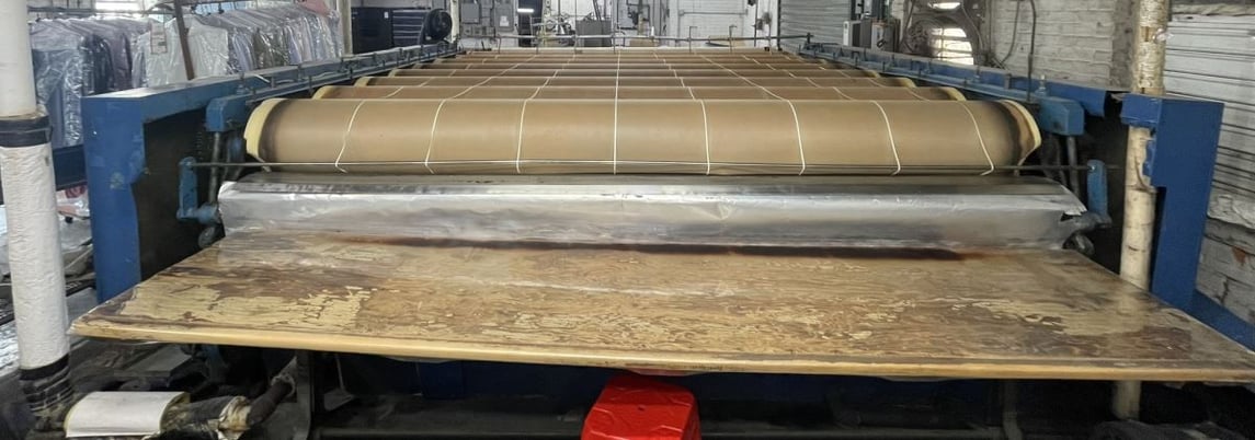 120" American Laundry Machinery #Super-Sylon, Steam Heated Flatwork Ironer, 125 lbs. max Steam Pressure - Image 5