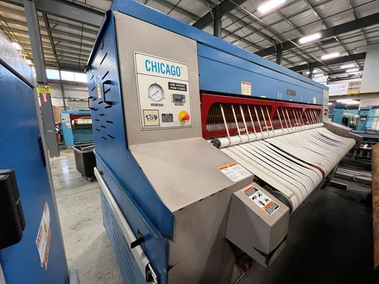 32" x 120" Chicago #Imperial-232, Steam Heated Flatwork Ironer, 2-Roll, 5.6 HP, 480 V, 2008 - Image 1