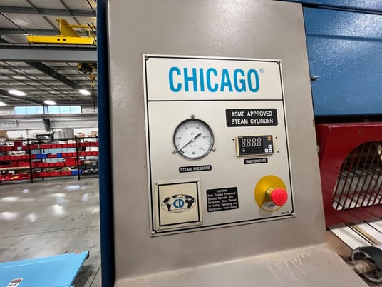 32" x 120" Chicago #Imperial-232, Steam Heated Flatwork Ironer, 2-Roll, 5.6 HP, 480 V, 2008 - Image 2