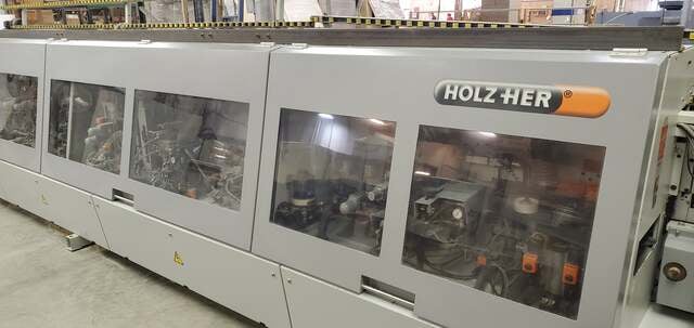 Holz-Her #Triathalon-1488, Edgebander with PreMill with RETURN, 8-18 mpm, 2008 - Image 1