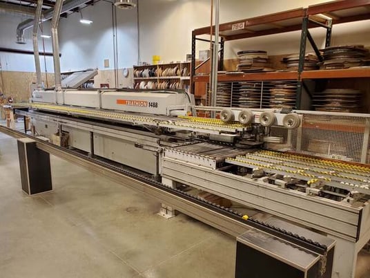 Holz-Her #Triathalon-1488, Edgebander with PreMill with RETURN, 8-18 mpm, 2008 - Image 4