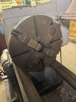 21.5" x 120" Cincinnati #21-1/2, Engine Lathe, 18" 4-Jaw chuck, steady rest, toolpost, S/N 1w515p-17, 21-1/2 - Image 3
