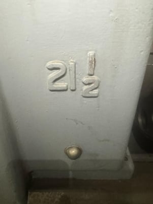 21.5" x 120" Cincinnati #21-1/2, Engine Lathe, 18" 4-Jaw chuck, steady rest, toolpost, S/N 1w515p-17, 21-1/2 - Image 8