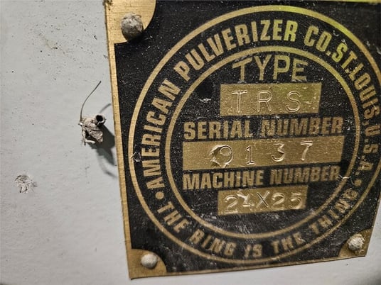 American #TRS-24x25-EG-HD-DE, 24" x 25" pulverizer gun blaster, 40 HP, rebuilt 2024 - Image 6