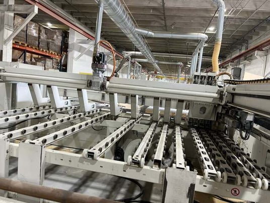 Gabbiani #GT-2-115, Rear Load Panel Saw, 30/3 HP, 4680 RPM, 3.15" shafts, 15.75" diameter blade, 7.87" - Image 7