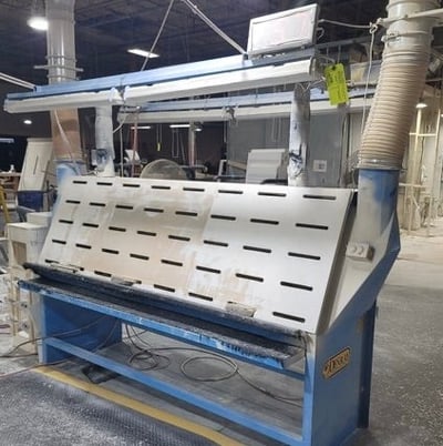 Denray #3096-A-Frame-Central-System, dual-sided downdraft table, 2-8" inlet, 2020 (2 available) - Image 1